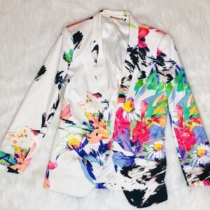 Guess by Marciano Floral Print Blazer